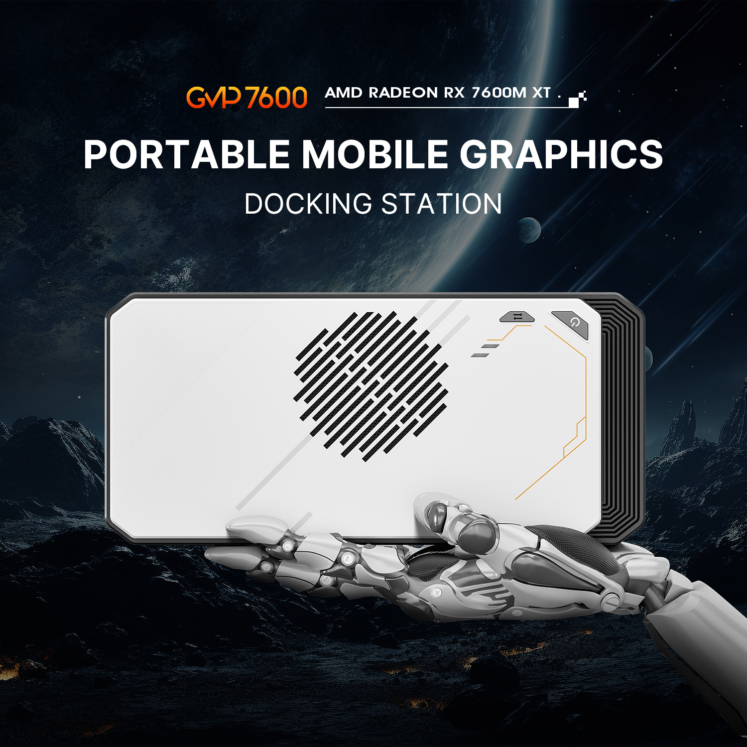 BOSGAME eGPU Docking Station GVP7600 XT